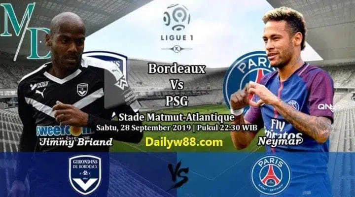 Dự đoán, soi kèo Bordeaux vs PSG 22h30' ngày 28/9/2019