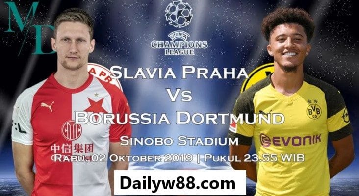 Dự đoán, soi kèo Slavia Prague vs Dortmund 23h55' ngày 02/10/2019
