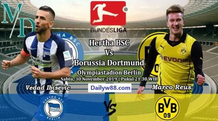 Soi kèo Hertha Berlin vs Borussia Dortmund, 21h30' ngày 30/11/2019