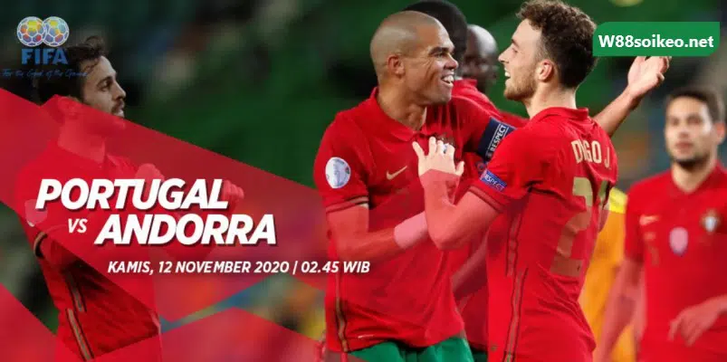 soi kèo trận Bồ Đào Nha vs Andorra diễn ra lúc 02h45' ngày 12/11/2020