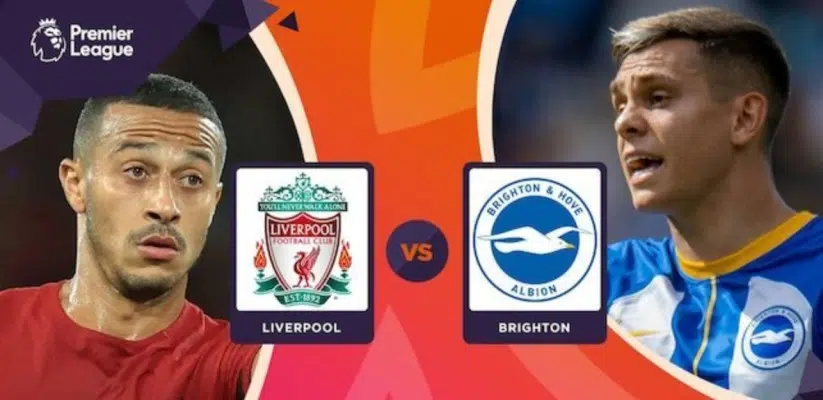 soi kèo trận Liverpool vs Brighton lúc 21h00' ngày 01/10/2022