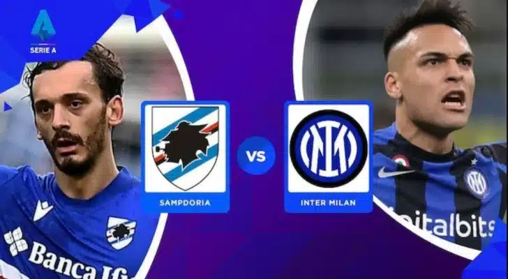 soi kèo trận Sampdoria vs Inter Milan diễn ra lúc 02h45 ngày 14/02/2023