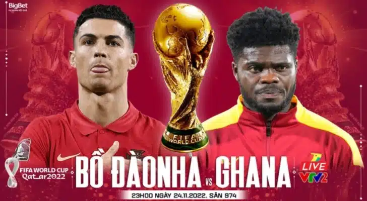 Soi kèo trận Bồ Đào Nha vs Ghana