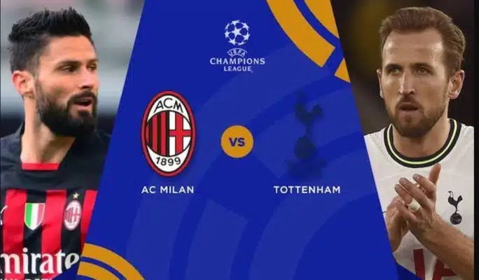 Soi kèo trận AC Milan vs Tottenham Hotspur